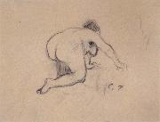 Camille Pissarro, Woman keeling